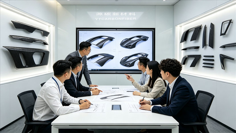 YT carbon fiber office overview