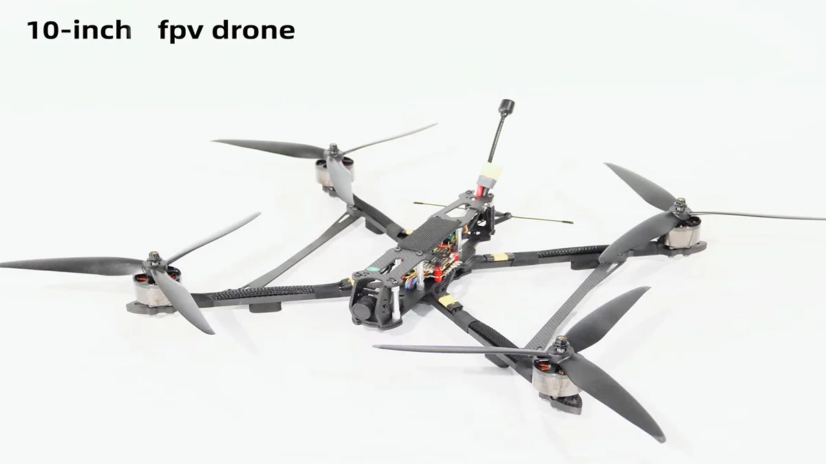 10 inch cinematic FPV drone with camera gimbal