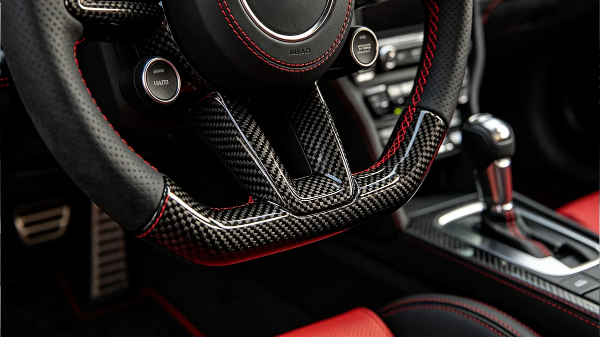 carbon fiber interior trim car dashboard