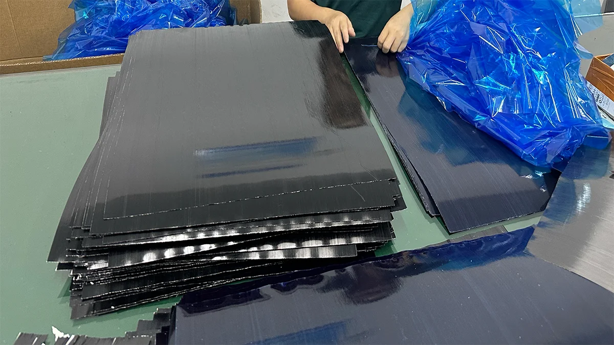 Carbon fiber prepreg layup process in manufacturing