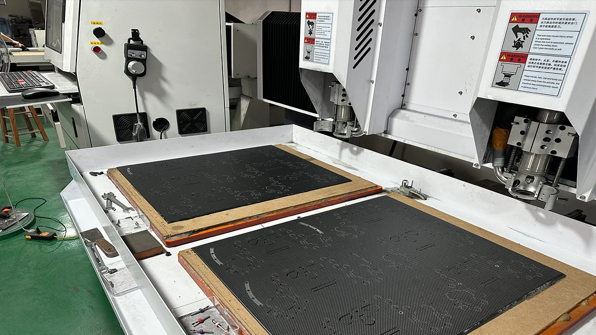 CNC machining finished carbon fiber sheet panel
