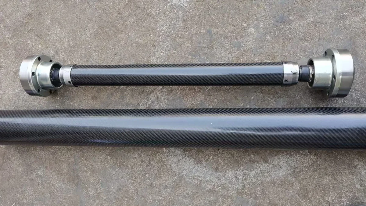carbon fiber structural component driveshaft