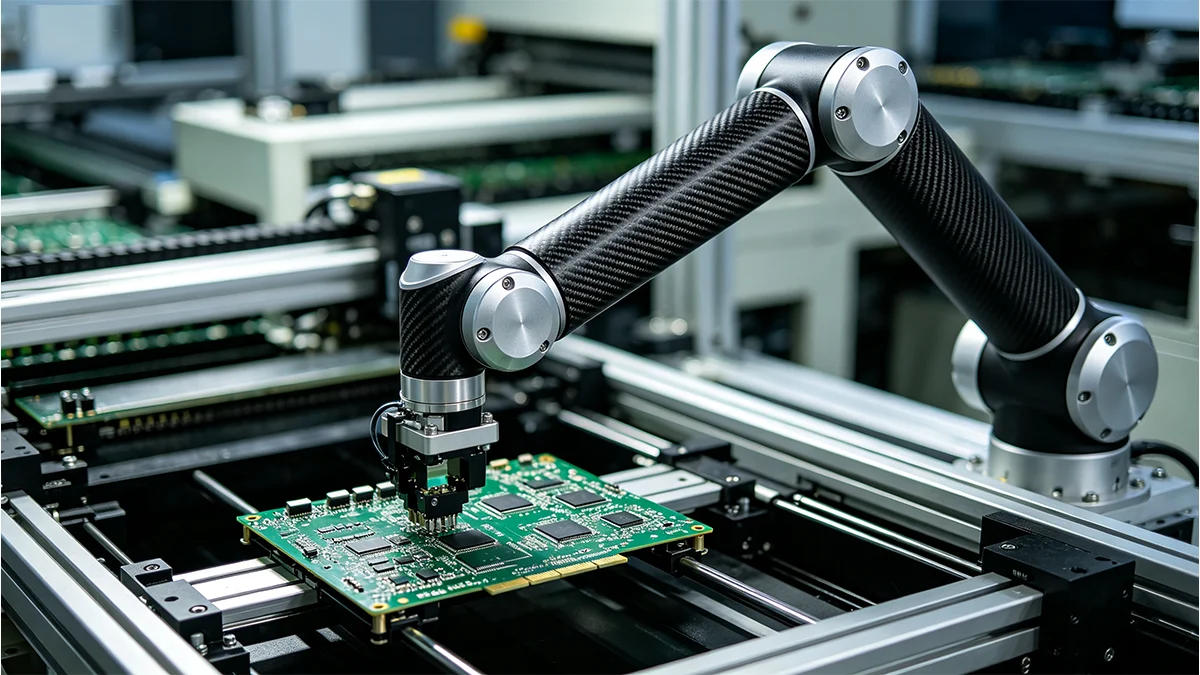 carbon fiber tube robotic arm joint