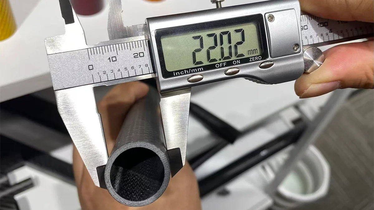 carbon fiber tube tolerance precision measurement inspection