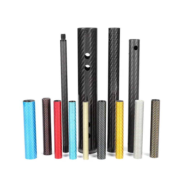 High-strength carbon fiber tubes for industrial, drone and sports equipment applications