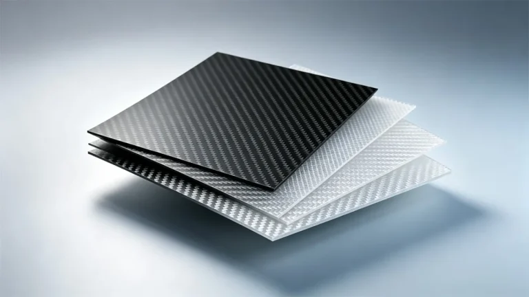 Carbon fiber sheet and fiberglass material comparison for industrial applications