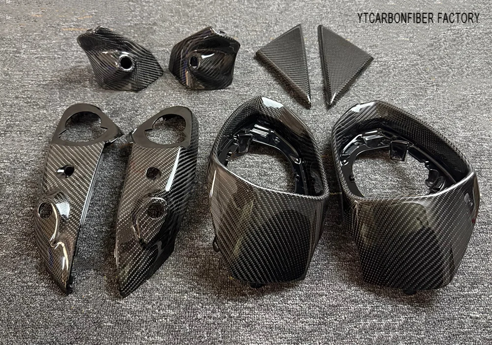 glossy matte carbon fiber auto parts lightweight