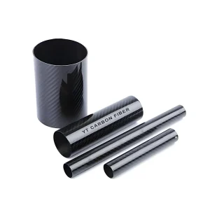 Lightweight high-strength carbon fiber circular round tube