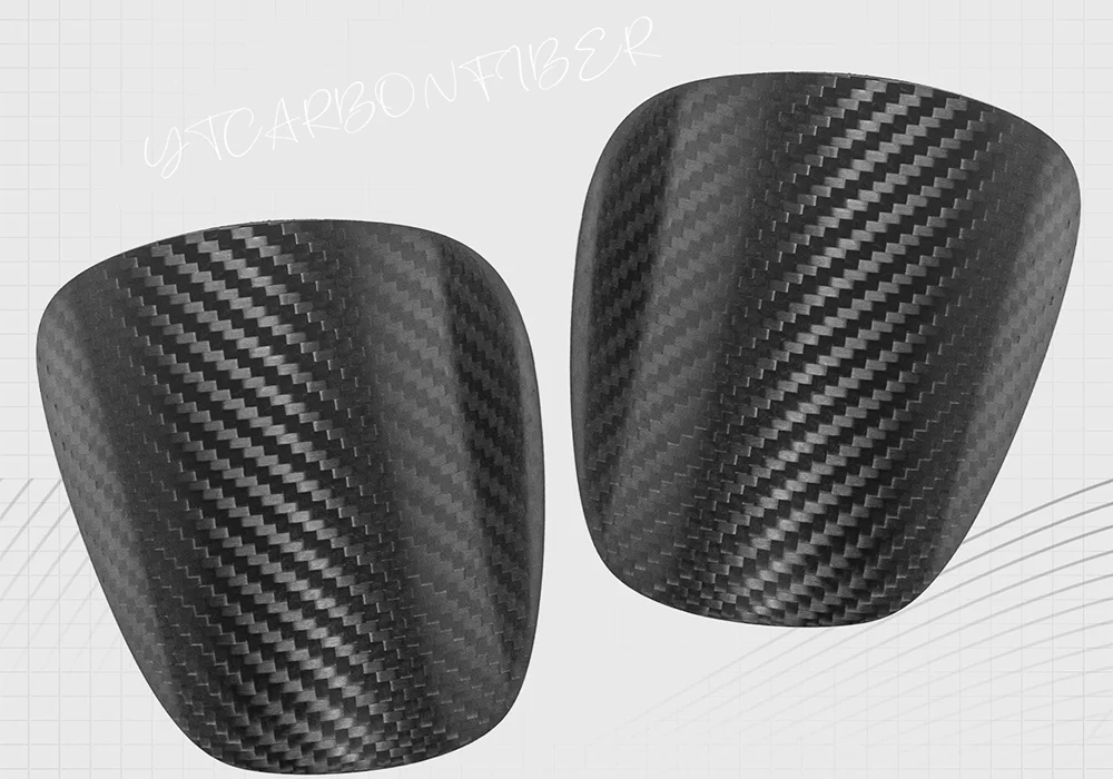 Premium carbon fiber sports product design with stylish woven texture
