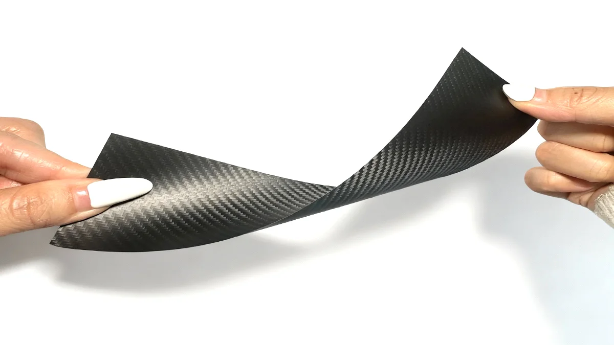 thin carbon fiber sheet electronic device application