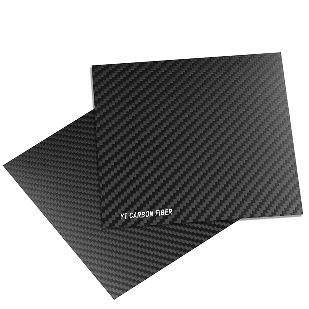 1mm carbon fiber sheet matte plain weave surface detail