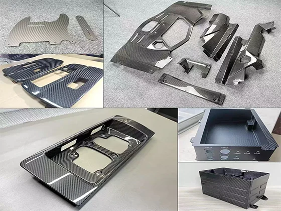 1mm carbon fiber sheet automotive interior trim dashboard and console panel