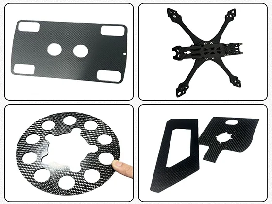 1mm carbon fiber sheet sensor and instrument panel with precision sensors mounted