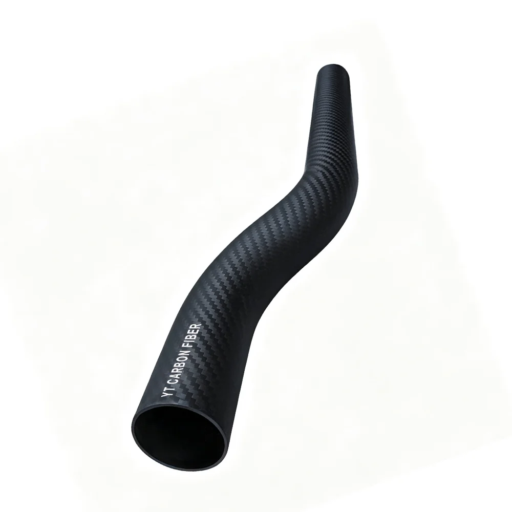 Carbon fiber robotic arm link tube with precision bearing seats made in China YTCarbon