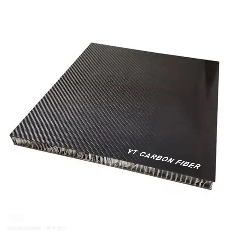 CNC cut carbon fiber sandwich panel custom shape