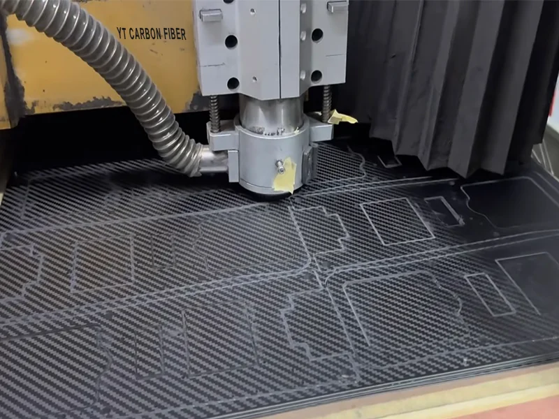 CNC machined carbon fiber plate for industrial fixtures