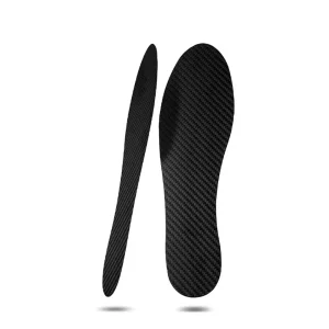 Carbon fiber shoe plate top view full length YTCarbon