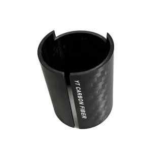 CNC machined carbon fiber tube with drilled holes and threaded ends YTCarbon