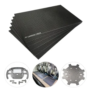 Custom CNC machined carbon fiber sheet precision cutting parts