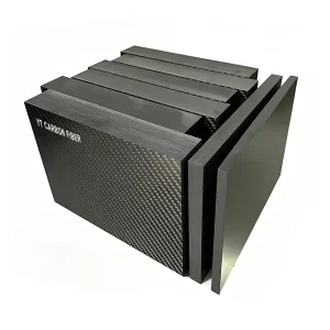 120mm thick carbon fiber block with twill weave surface