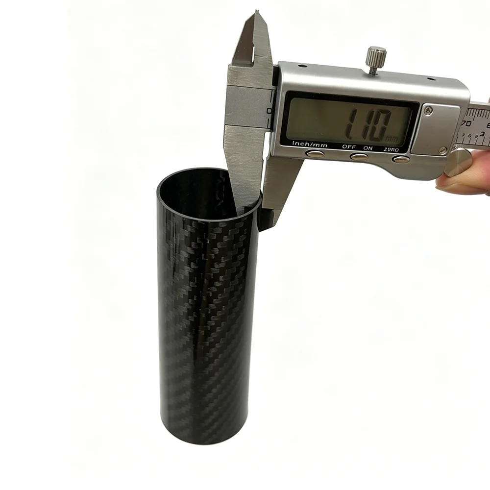 Roll-wrapped carbon fiber antenna tube 30mm outer diameter