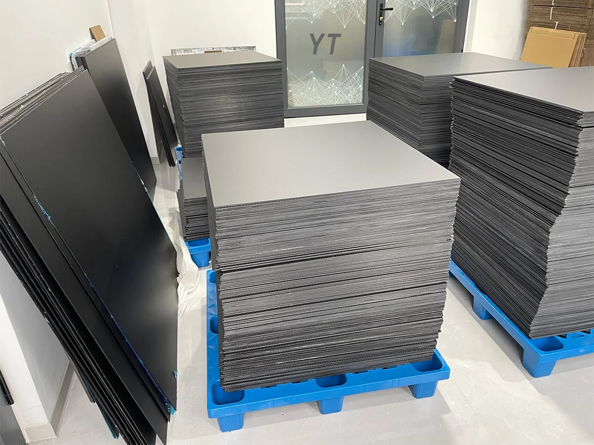 Carbon fiber products packed and ready for international shipping at YTCarbon