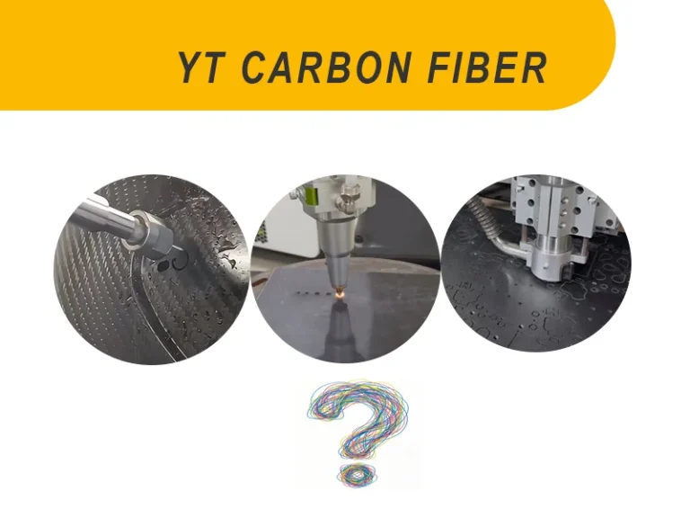 Carbon fiber sheet cutting methods comparison CNC waterjet and laser