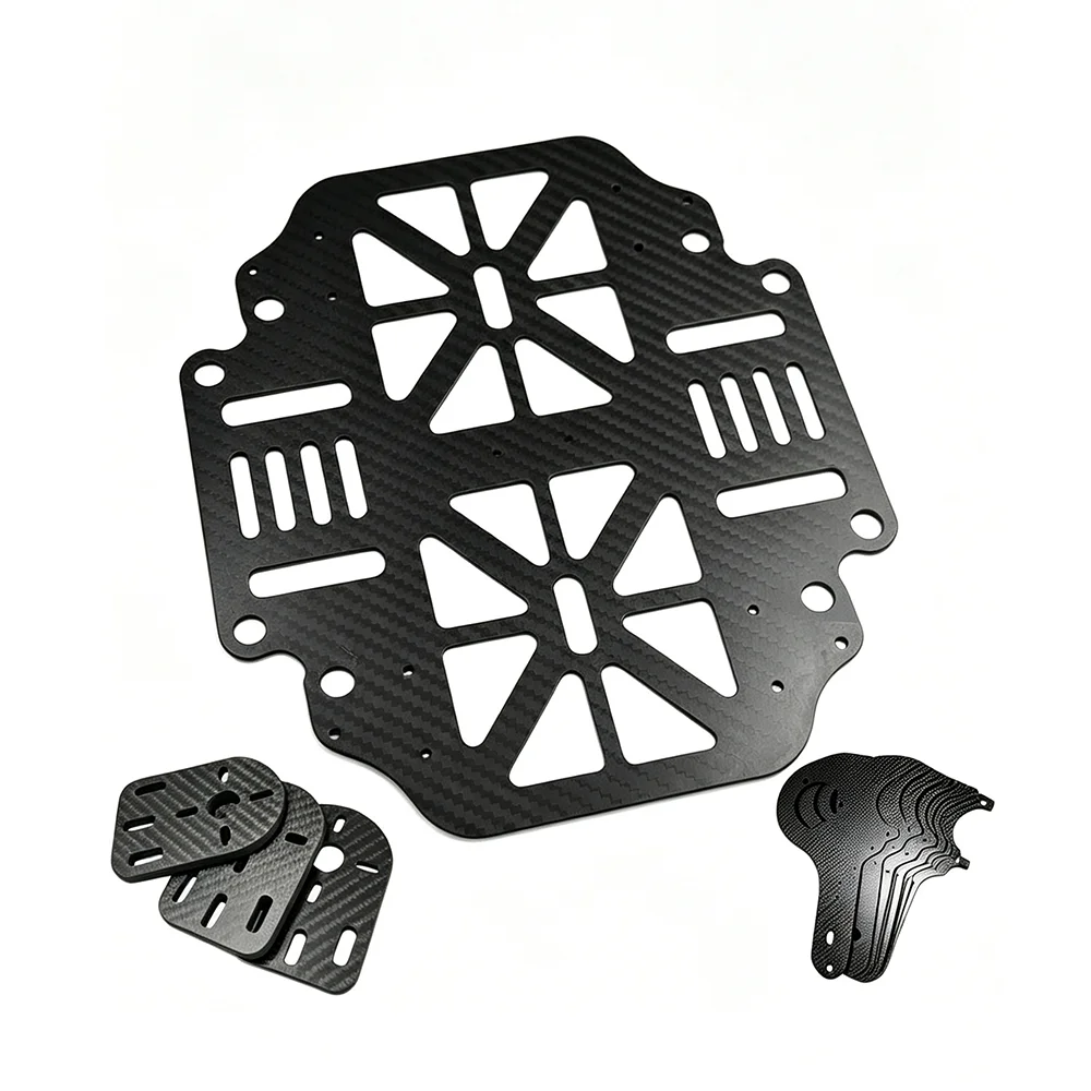 Carbon fiber sheet for robotics from China supplier factory with CNC equipment