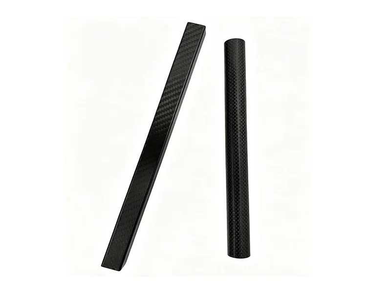 Stress distribution comparison between round vs square carbon fiber tubes