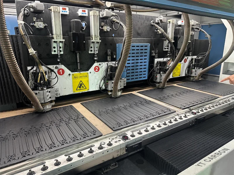 Precision CNC machined carbon fiber drone parts with tight tolerances