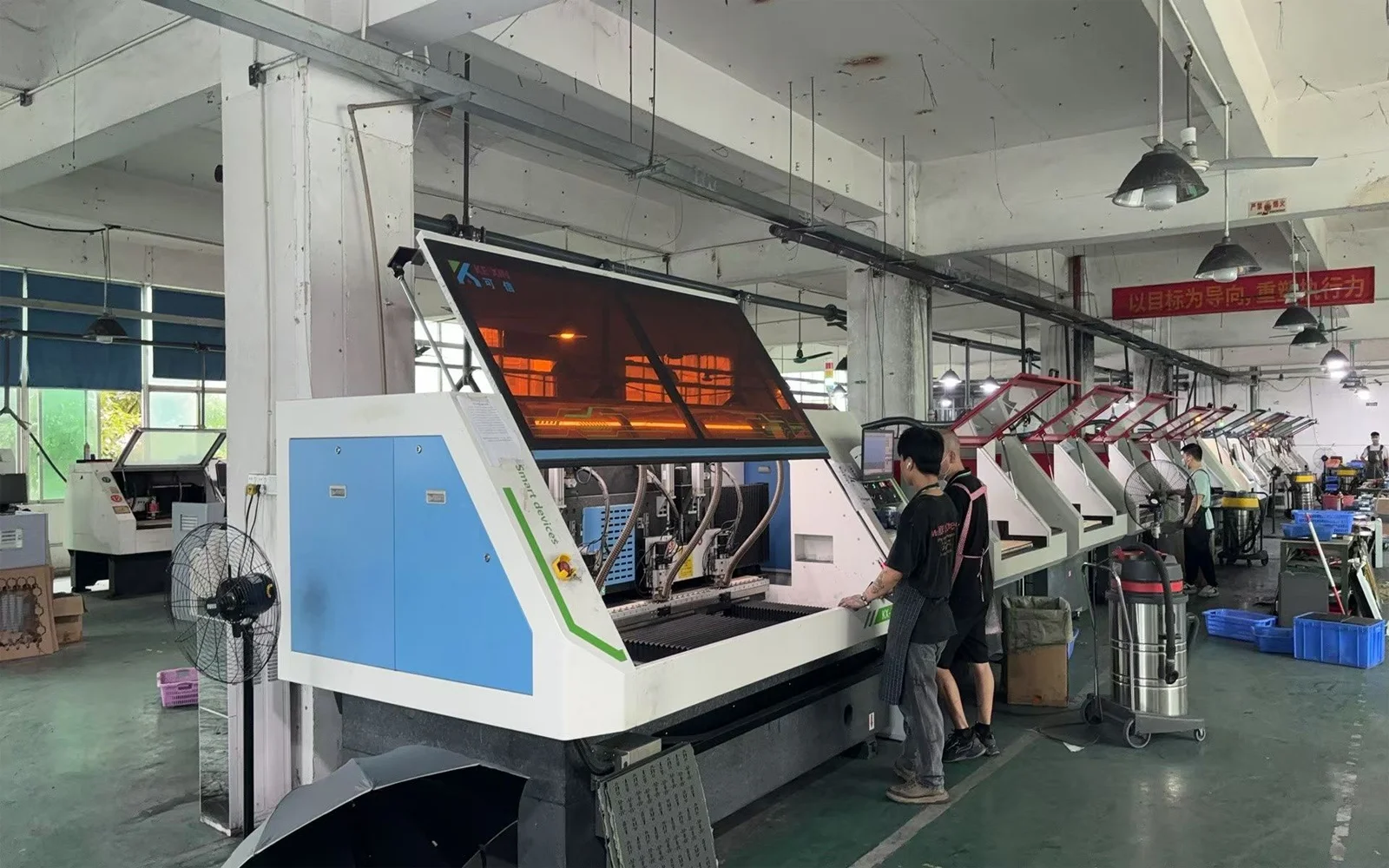 CNC machining center cutting custom carbon fiber parts
