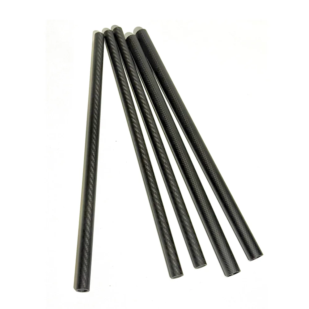 Micro carbon fiber tubes with inner diameter from 2.5mm shown in precision scale