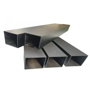 Rectangular carbon fiber tube, China manufacturer, high strength lightweight hollow CFRP square tube