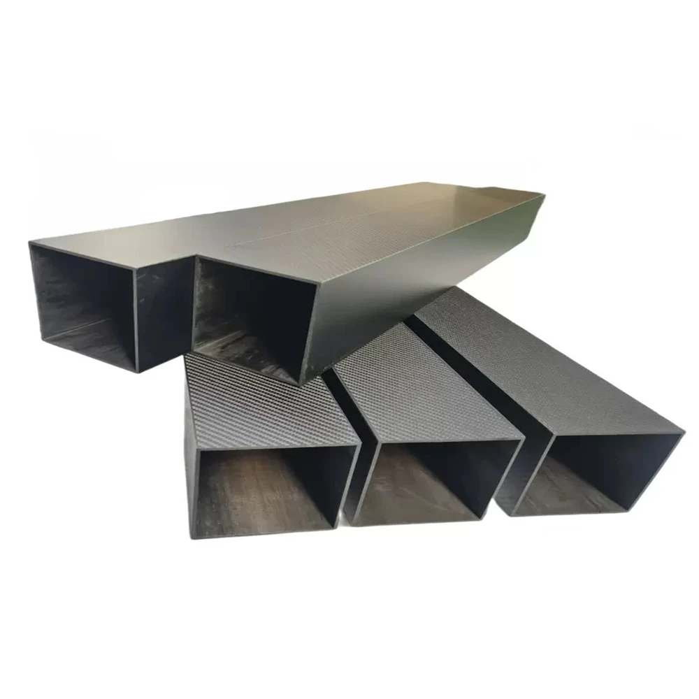 Rectangular carbon fiber tube, China manufacturer, high strength lightweight hollow CFRP square tube