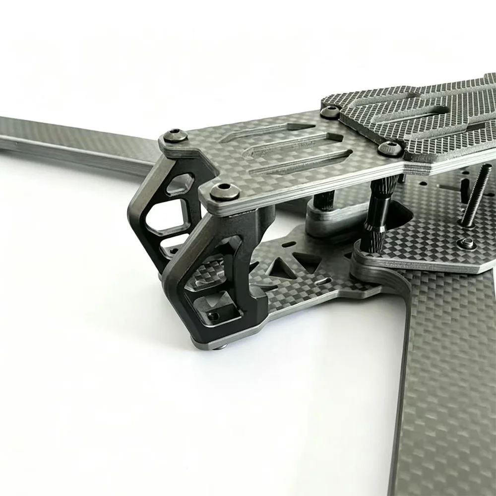 FX 10 inch FPV carbon fiber frame 6mm arms CNC machined at factory