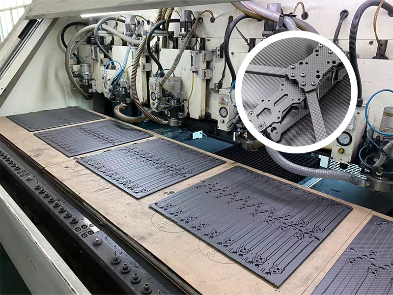 OEM CNC carbon fiber drone frames