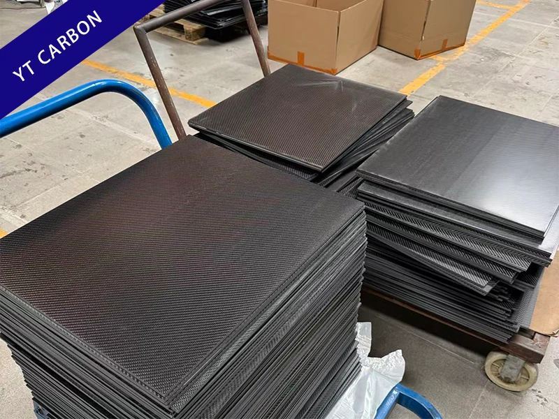 Precision carbon fiber sheets and plates for industrial robotics