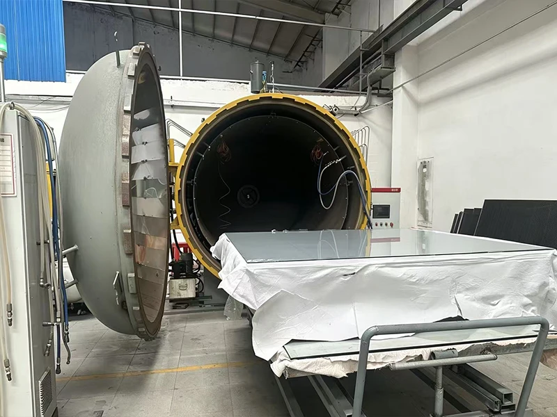 Large hydraulic hot press equipment for oversized carbon sheets