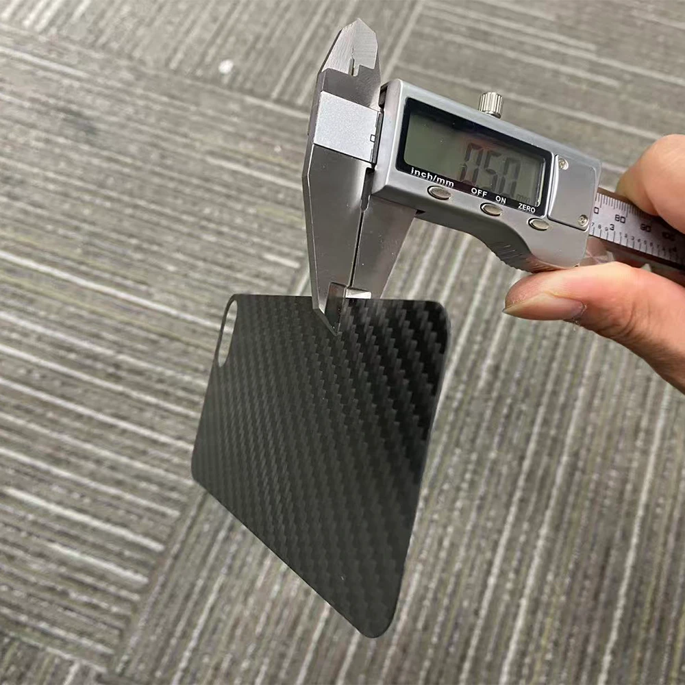 0.5mm carbon fiber sheet 3K twill matte finish for precision shims