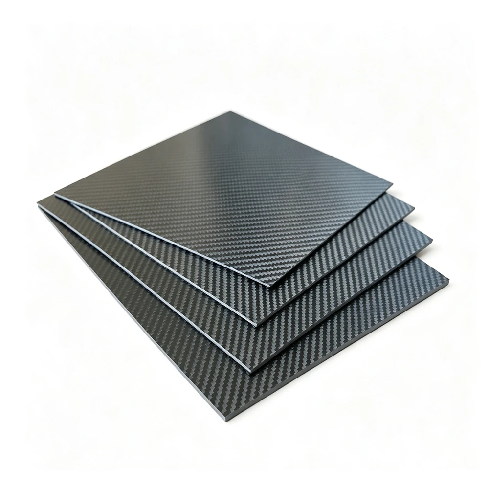 4mm carbon fiber sheet 3K twill matte finish for structural mounting
