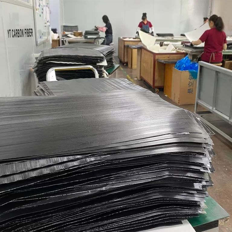 Carbon fiber sheet layup and fiber orientation for structural performance