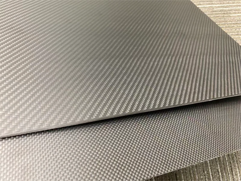High strength carbon fiber sheets utilized in UAV frames and industrial robotics