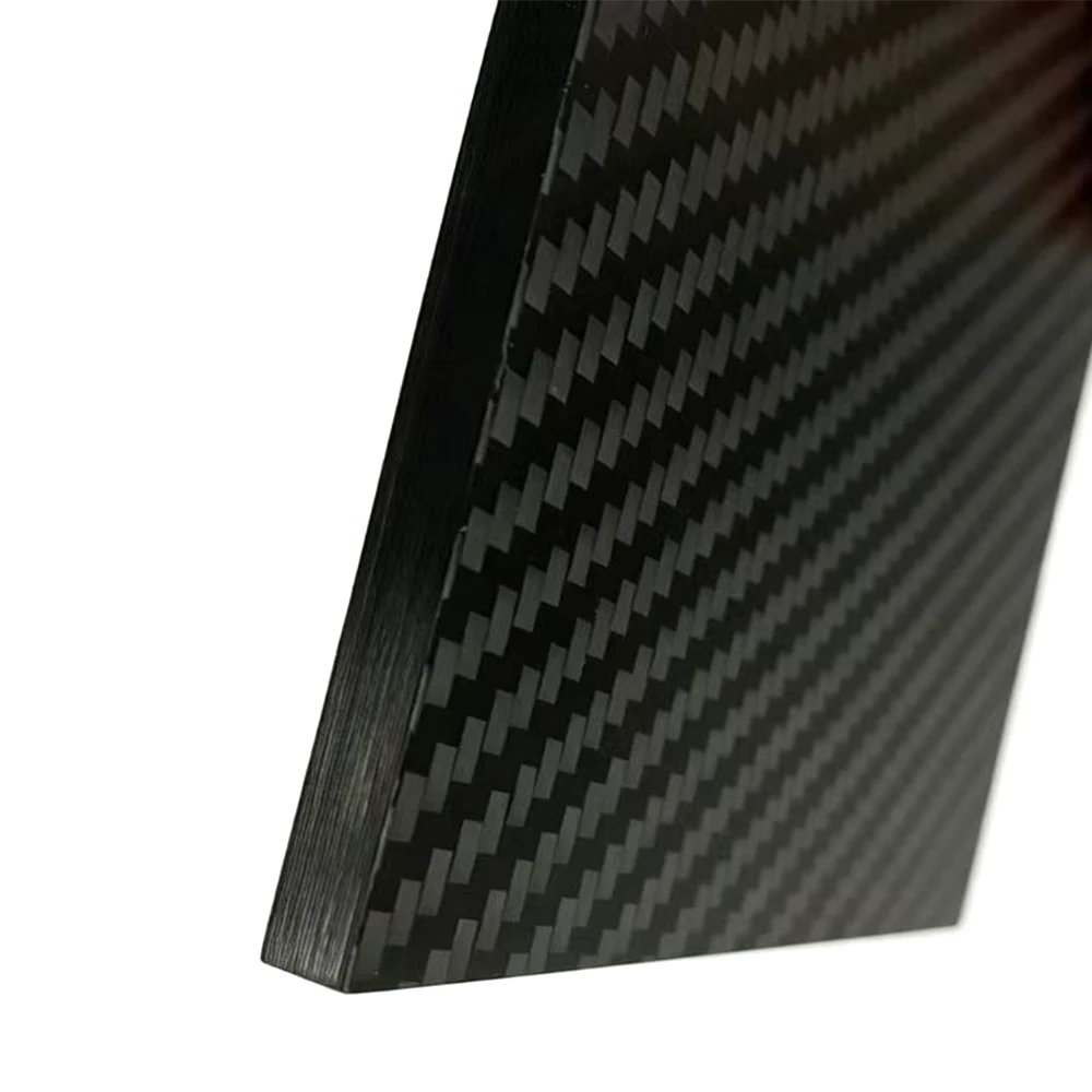 High strength carbon fiber sheet with 3K twill surface finish