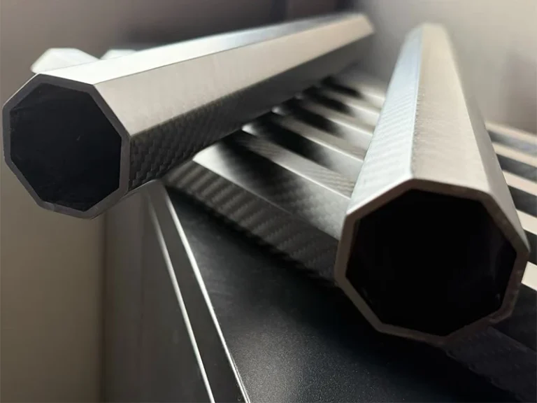 Large diameter roll-wrapped carbon fiber tubes engineered for heavy payload drone arms