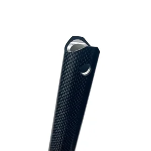 D-shaped carbon aluminum bicycle tube cross section showing integrated aluminum core liner